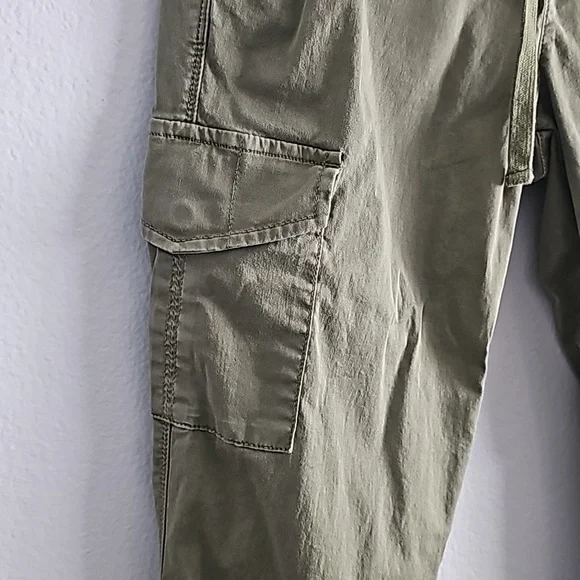 Sanctuary Standard Surplus Jogger Cotton Pants Army Green Size Small - Picture 2 of 6